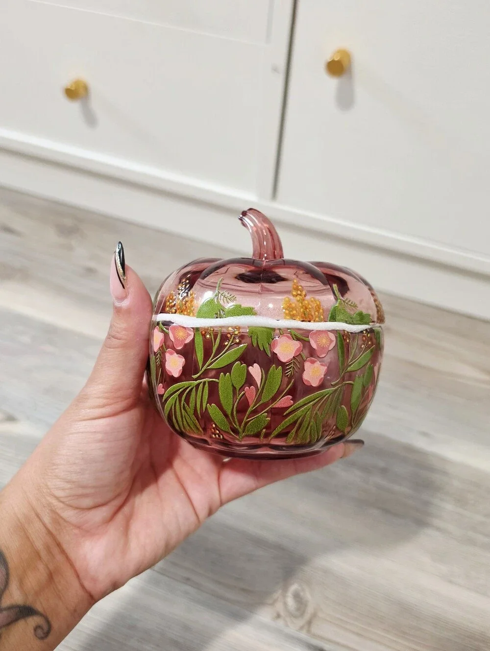 Target Bullseye Playground Fall 2026 Glass Trinket Box- Pink
